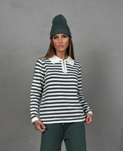 K13195 Костюм тройка: джемпер, брюки, шапка ТМ_ЗЕЛЕНЫЙ