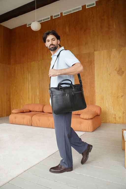 Сумка мужская Ц-421.1 черный - Protege фото 5