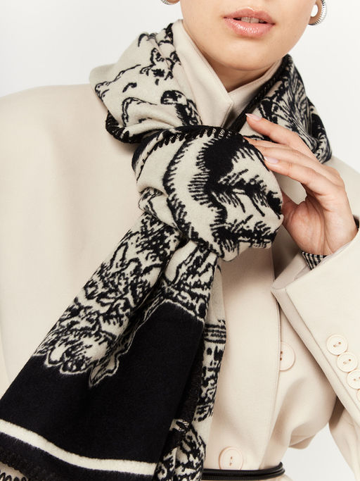 в составе ШЕСТЬ и КАШЕМИР Большой, мягкий, теплый однотонный двусторонний палантин - Tantino фото 7