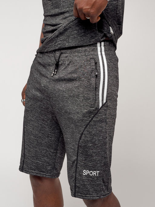 Спортивный костюм летний мужской темно-серого цвета 22265TC - FUYOUKAI фото 12