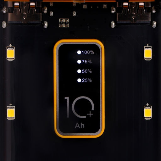 Внешний аккумулятор CRR-32, 10000 мАч, 2 USB, Type-C, 2 А, дисплей, чёрный - Simaland фото 6