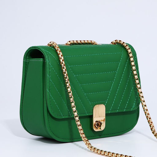 Сумка-мессенджер на клапане, цвет зелёный - Simaland фото 5