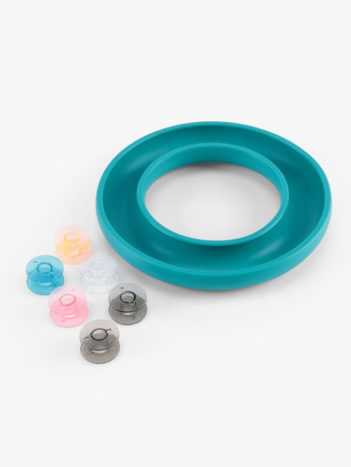 Цена за 2 шт. Кольцо, d=13.5 см, с набором шпулек, d=20 мм, 6 шт., МИКС