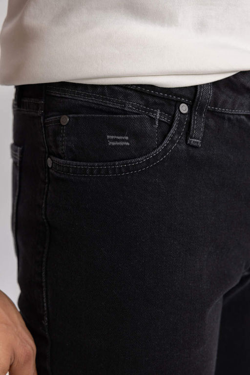 Pedro Slim Fit Джинсовые брюки узкого кроя с нормальной талией и узкими штанинами - Defacto фото 5