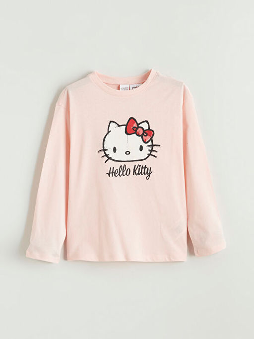 Hello Kitty Bask?l? K?z ?ocuk Pijama Tak?m