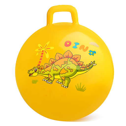 Мяч с ручкой 45 см "Дино"