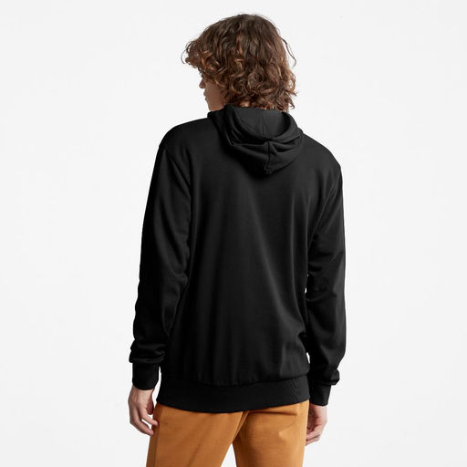 Толстовка Timberland TFO Sweatshirt Oyster River Brand Carrier Loopback Full Zip Hoodie Regular черная  фото 5