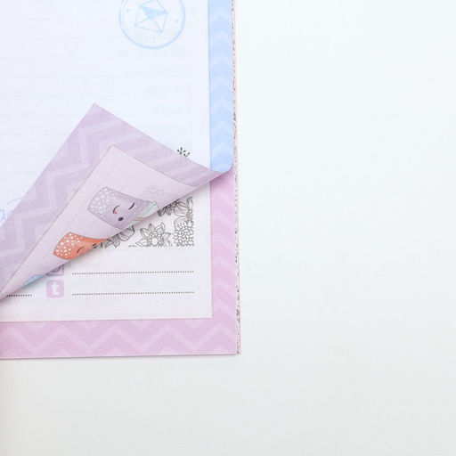 Набор Котики, косметичка, расчёска, наклейки для ногтей, 2 резинки, анкета для девочек А6, МИКС - Simaland фото 9