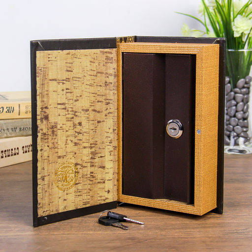 Шкатулка книга-сейф «Сила власти», дерево, искусственная кожа, 21×13×5 см