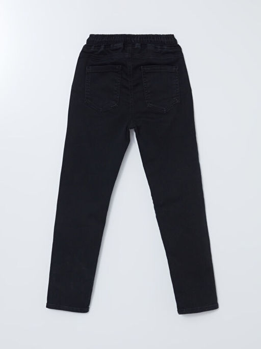 Beli Lastikli Erkek ?ocuk Jean Pantolon