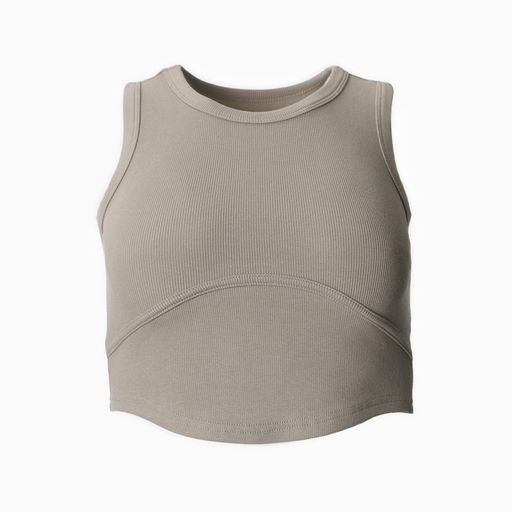 Топ в рубчик женский MIST, onesize, бежевый