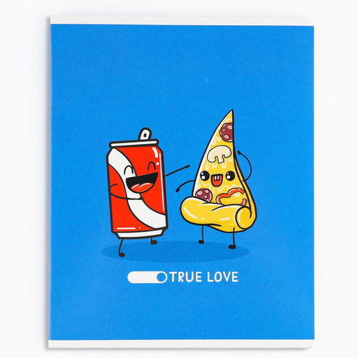 Цена за 3 шт. Тетрадь в клетку, 48 л., А5, на скрепке, блок №1 Истинная любовь МИКС - Artfox study фото 6