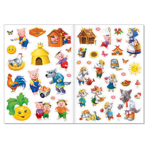 Многоразовые наклейки набор Сказочный мир, 2 шт. - Буква-ленд фото 4