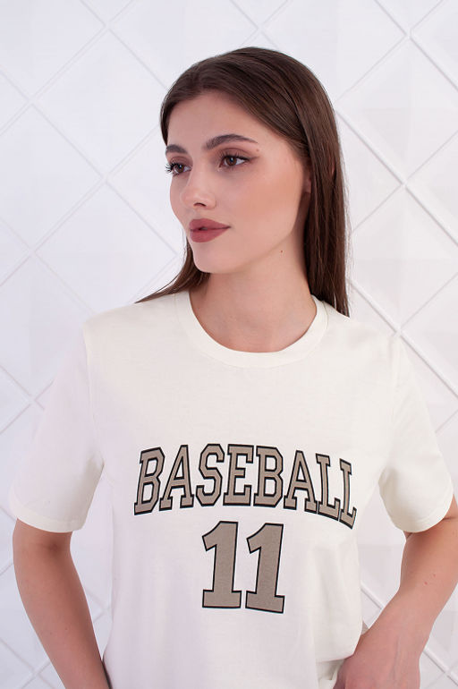 Арт. 21367 Костюм с брюками женский 42-50 (5 шт) Цвет:верх-молочный,низ-бежевый - Калинка фото 16