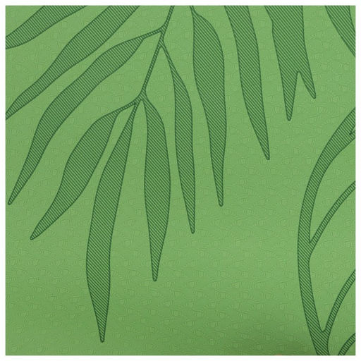 Коврик для йоги Sangh Tropics, нескользящий, 183×61×0.6 см, зелёный