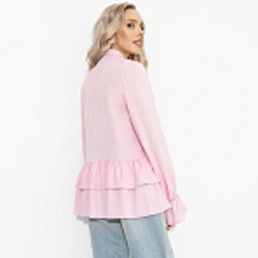 Блуза свободного кроя, Стильный нюанс (розовая) - Charutti фото 11