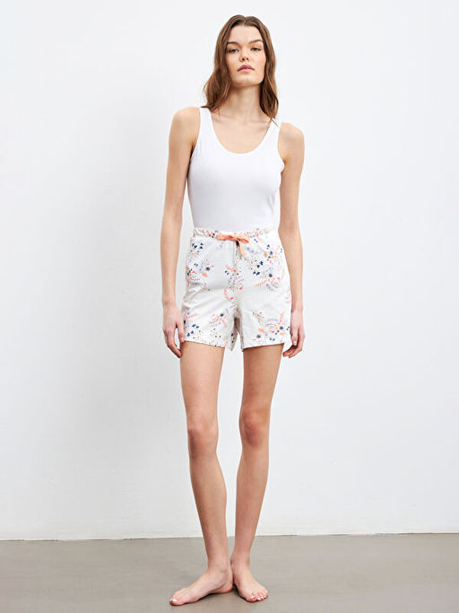 Beli Lastikli Kad?n ?ort Pijama Alt 2li Paket