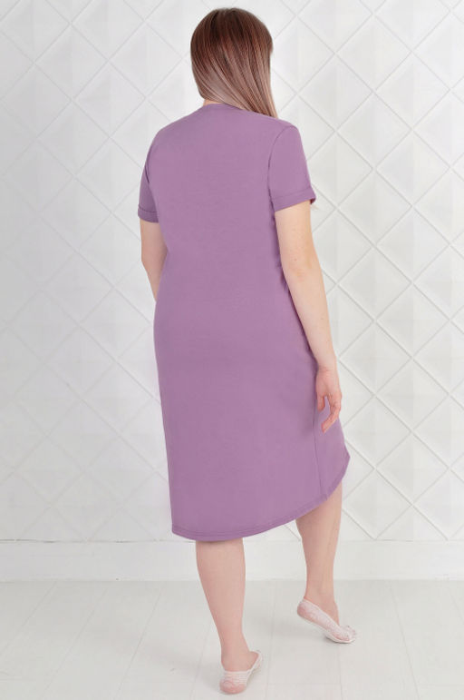 Арт. 4128 Туника женская 50-58 (5 шт) Цвет:сиреневый