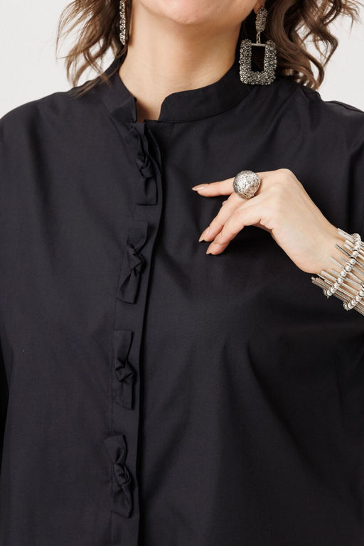 Блуза ANELLI 1669-Р ночные бабочки  фото 2