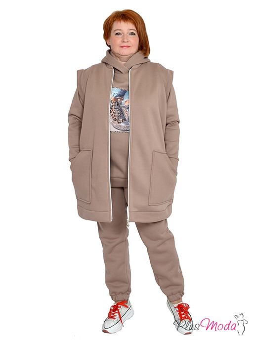 Толстовка Модель №1050 размеры 44-84 - Plusmoda фото 5
