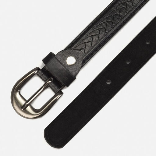 Ремень детский, ширина - 2,0 см, пряжка металл, цвет чёрный - Simaland фото 3