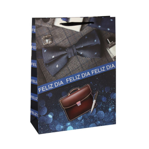 Пакет подарочный 40х30х12 / 1326L /уп 12/360/23 февраля - Галеонтрейд фото 5