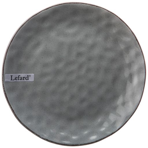 ТАРЕЛКА ДЕСЕРТНАЯ 19 СМ КОЛЛЕКЦИЯ ОТРАЖЕНИЕ ЦВЕТ:СЕРАЯ ПЛАТИНА - Lefard фото 2