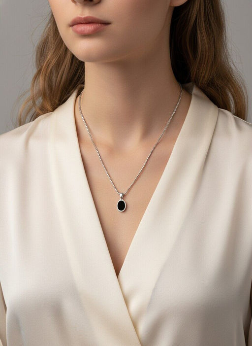 Кулон из стали на цепочке