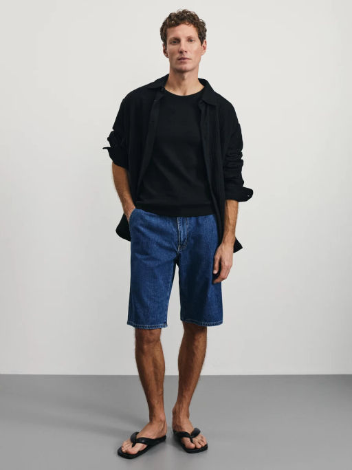 брюки (бермуды) джинсовые мужские / Zarina