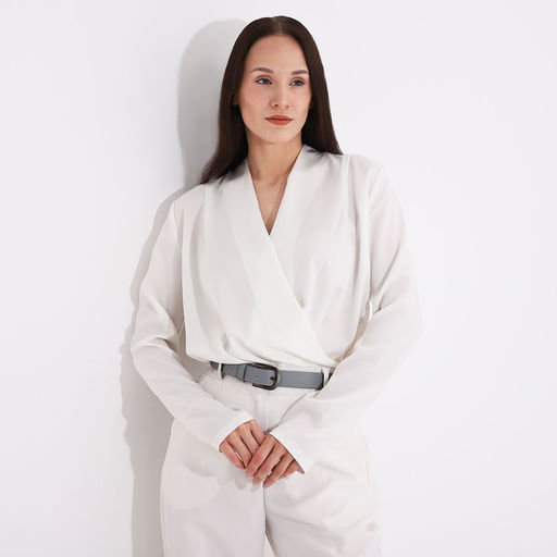 Ремень женский, ширина 2,7 см, винт, пряжка металл, цвет серый - Simaland фото 3