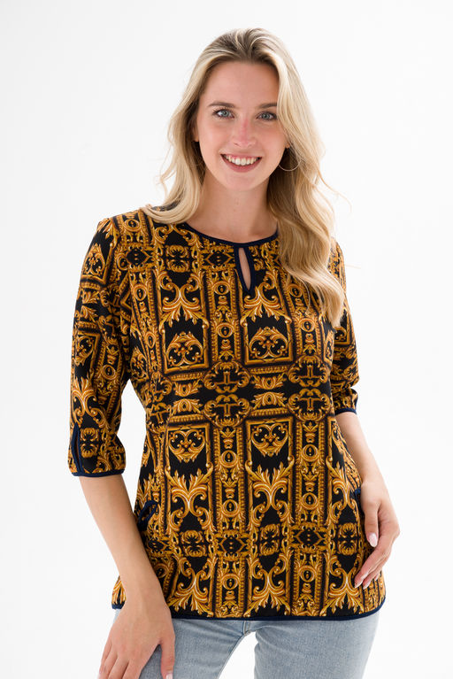 Кофта женская из милано Анфиса бронза - Амадэль фото 8