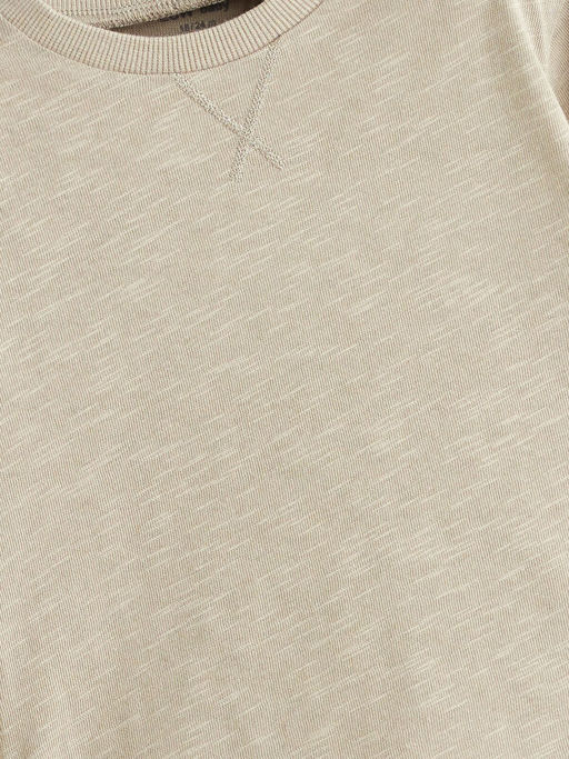 Bisiklet Yaka Bask?l? Uzun Kollu Erkek Bebek Ti??rt