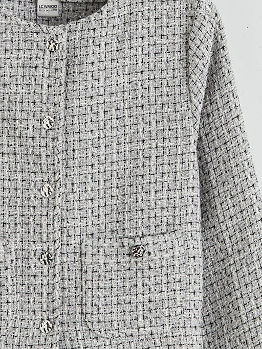 Ekose K?z ?ocuk T?vit Ceket