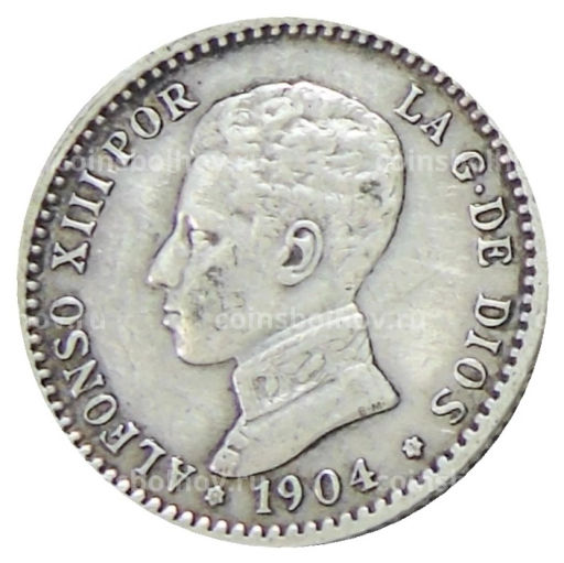 50 сентимо 1904 года Испания