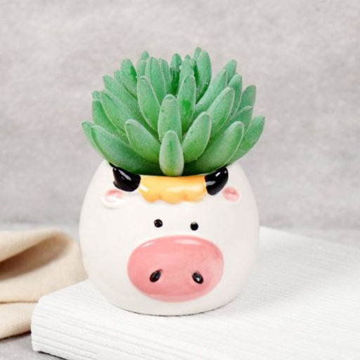 Кашпо 8х8х6,5 см Животные / WN32 /уп 6/96/ цветное - Галеонтрейд фото 7