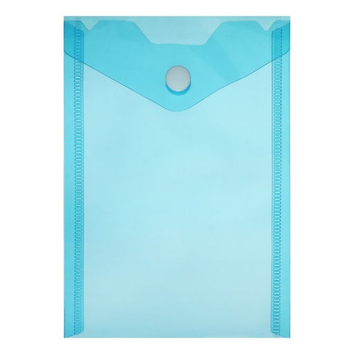 Набор из 5 штук, папка-конверт на кнопке, А6, 180 мкм, вертикальная, тонированная, 5 цветов - Calligrata фото 4