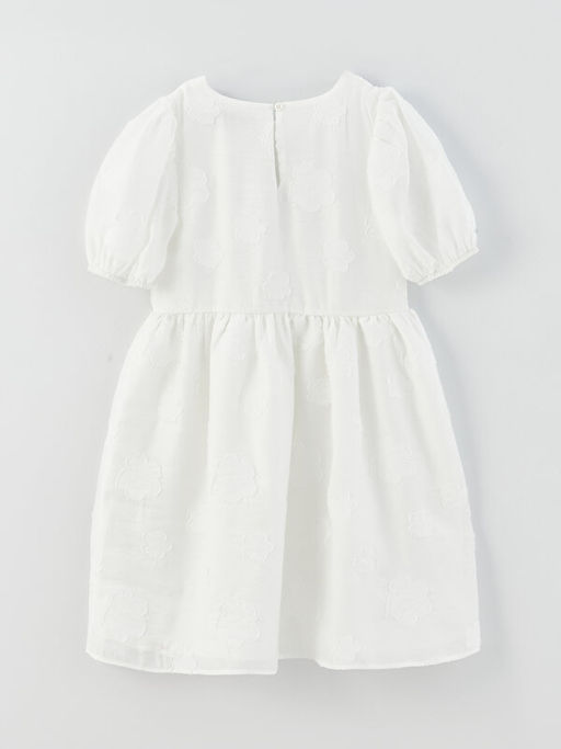 Bisiklet Yaka K?sa Kollu K?z ?ocuk Elbise - Waikiki фото 2