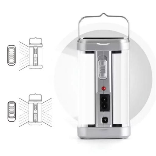 Фонарь кемпинговый аккумуляторный, 7.2 Вт, 1100 мАч, LED, солн. батарея, 7 х 6,8 х 12,5 см - Simaland фото 4