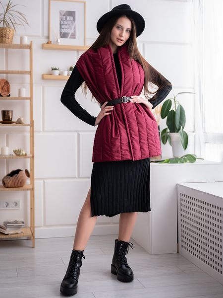 Шарф бордо - Yollochka фото 6