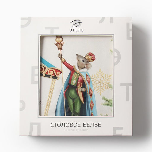 Скатерть Этель Щелкунчик, d=150 см, 100% хл, саржа 190 г/м2  фото 7