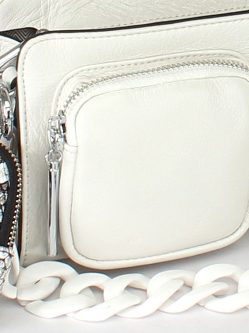 Сумка женская натуральная кожа GU 2033-2573, 1отд, плечевой ремень, белый SALE 245038 - Adelia фото 4