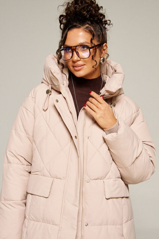 Пальто Beautiful Free 8016 песочный