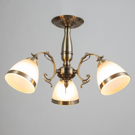 Люстра «Мадлен» 3×40 Вт E27 античная бронза 40×40×50 см