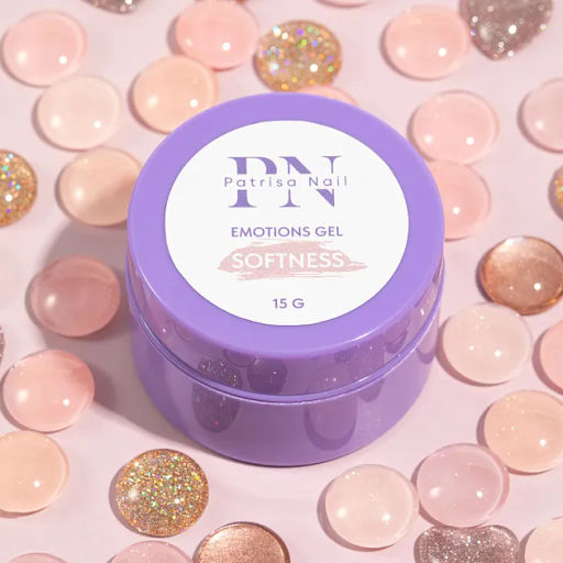 Emotions Gel Softness PN гель с шиммером, 15гр - Patrisa nail фото 2