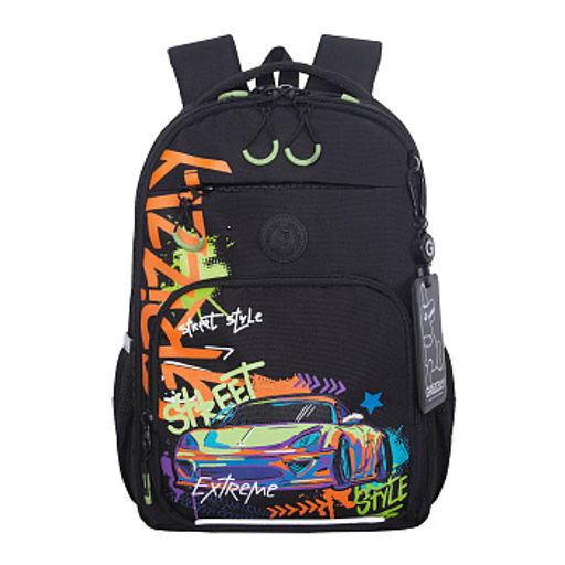 RB-659-1 Рюкзак школьный с картхолдером на держателе - Grizzly фото 22