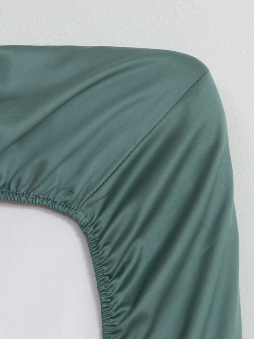 Простыня на резинке Green paradise 180х200х25 см, 100% хлопок, мако-сатин, 114г/м2 - Этель фото 9