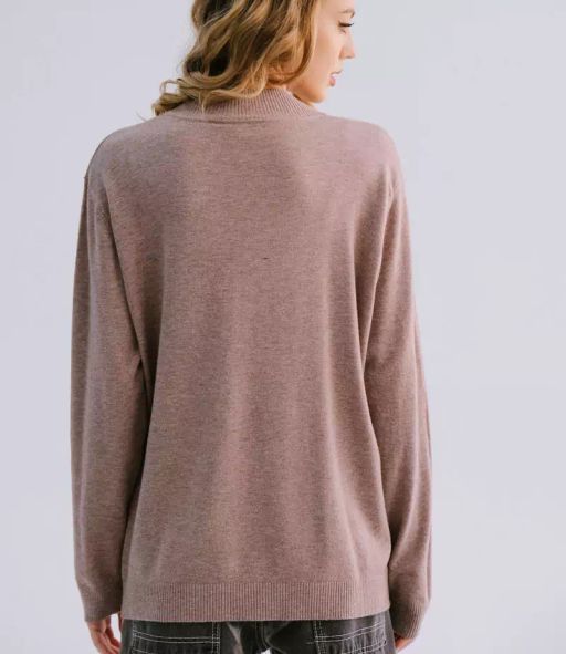 Водолазка #МСК07, коричневый