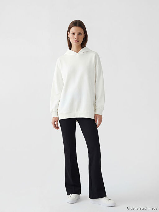 Kap??onlu Kad?n Sweatshirt Tunik