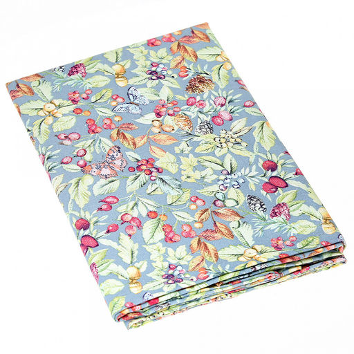 Скатерть 150х145см "Marcella", длина стола до 110см, на 4 персоны, рогожка (хлопок 100%) 171г/м2, упаковка классическая, пакет ПВХ 28х41см, "Домашняя мода" (Россия)