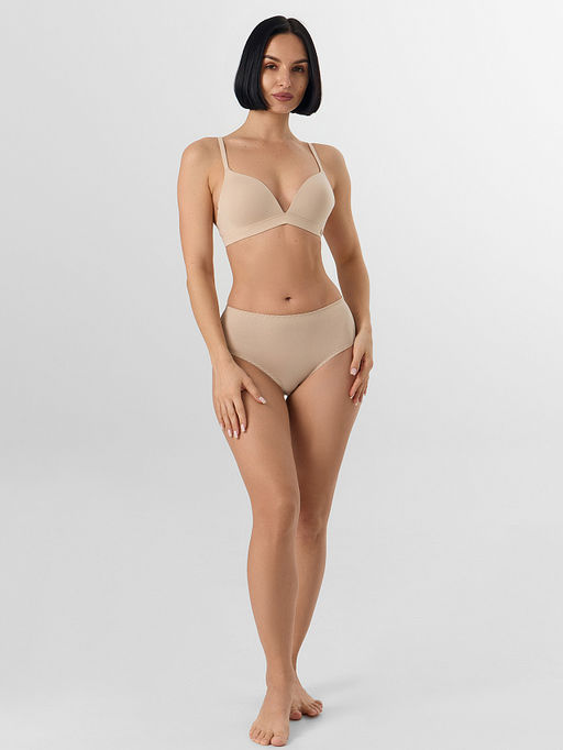 Цена за 2 штуки! Трусы макси женские бежевые - Mark formelle фото 6